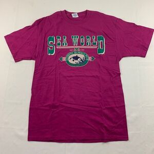 Sea World Shamu Vintage 90's T-shirt Men's‎ Size L Authentic Wear